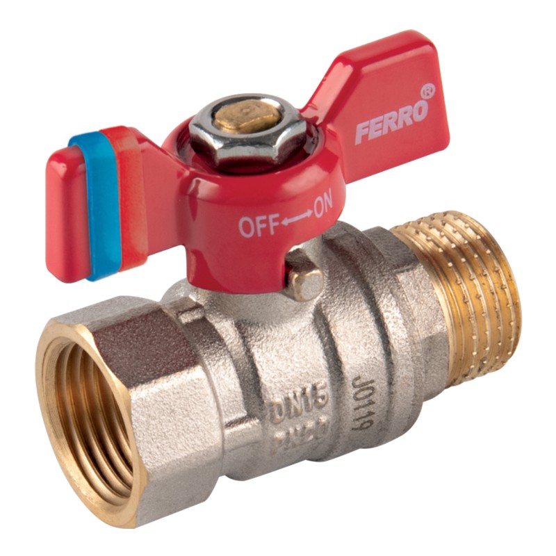 Guľový kohút, motýlik ŠM G1/2"