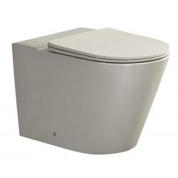 PACO misa pre kombi WC, Rimless, 61x38cm, spodný/zadný odpad, ivory
