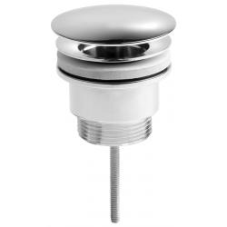 Umyvadlová výpust 5/4", neuzatvárateľná, veľká zátka, 5-65mm, chróm