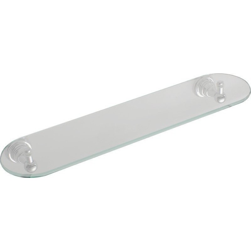 DIAMOND sklenená polica, chróm