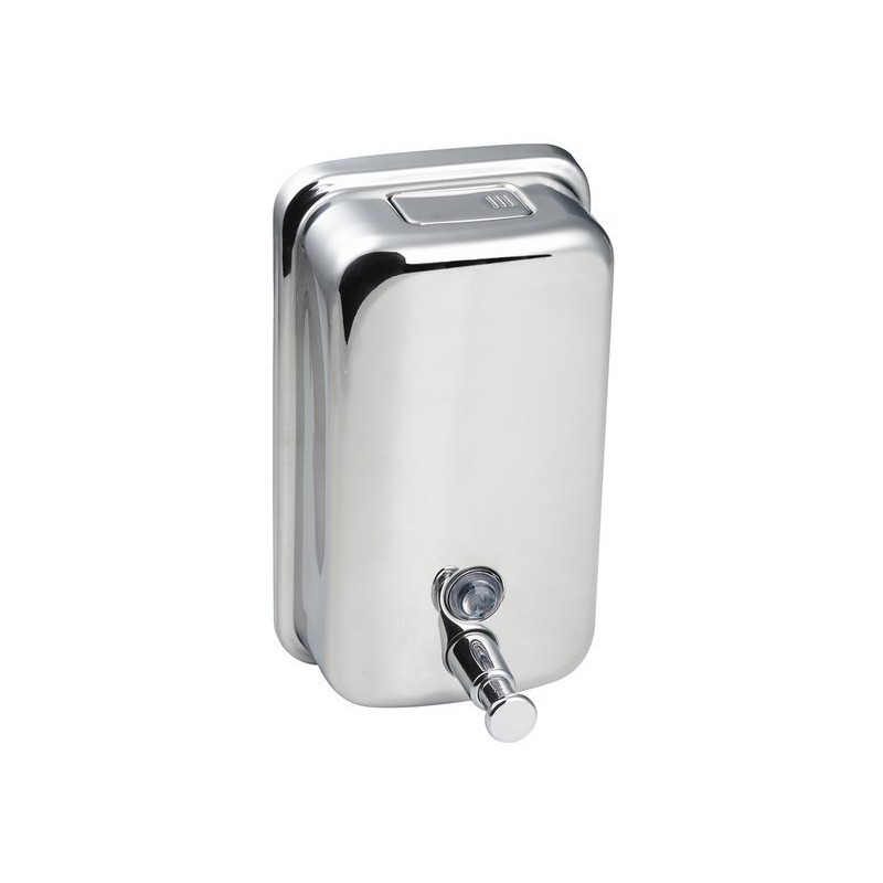 Dávkovač tekutého mydla 400 ml, leštená nerez