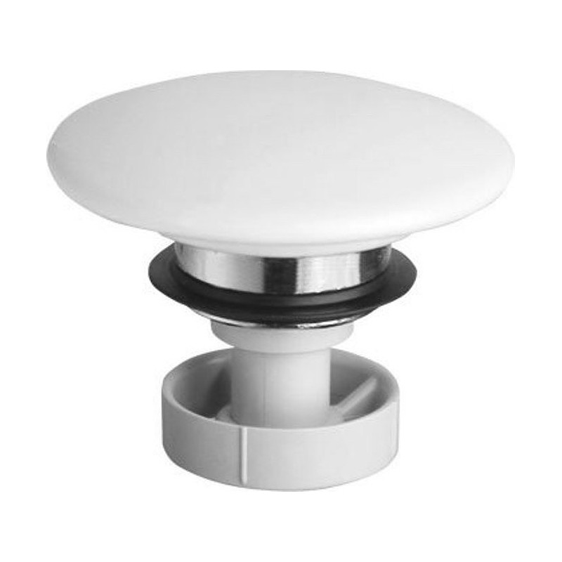Náhradná keramická zátka Click Clack, 72mm, biala
