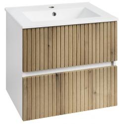 PANEDA STRIP umývadlová skrinka 59,5x55x45,2cm, dub emporio