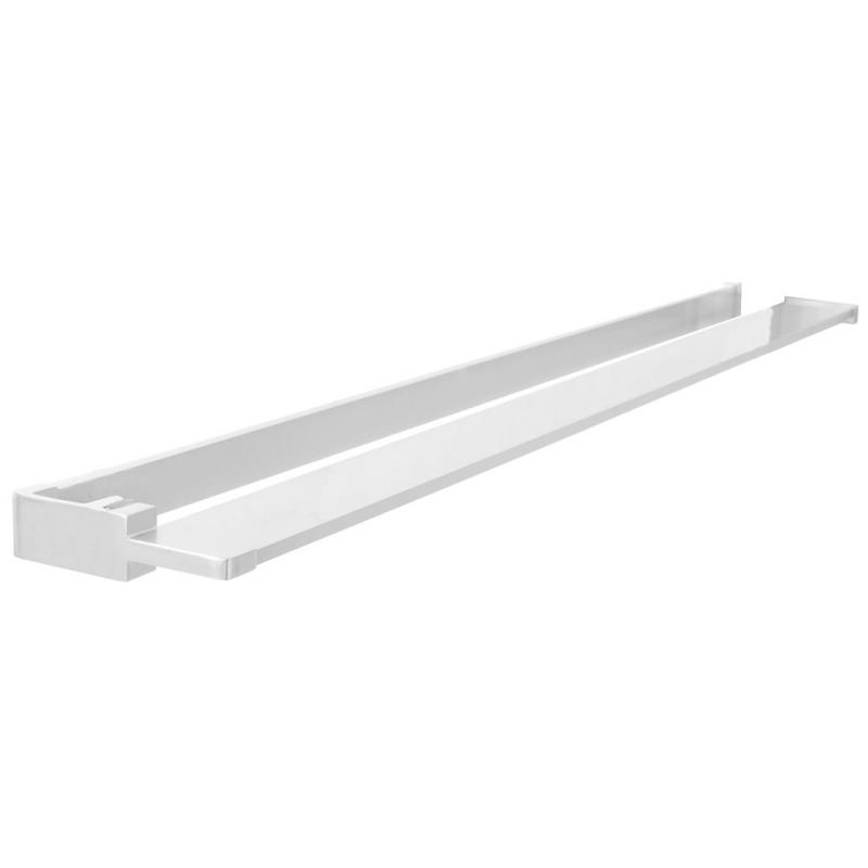 Polička na walk-in sprchovú zástenu, 142cm, biela mat