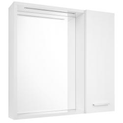 ZOJA/KERAMIA FRESH STRIP galérka s LED osvetlením, 60x60x14cm, pravá, biela