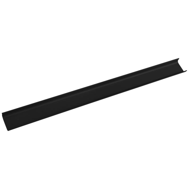 CHANEL dekoračná lišta "U" medzi zásuvky 556x70x25mm, čierna mat