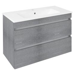 EZARA umývadlová skrinka 78x54x39cm, dub strieborný