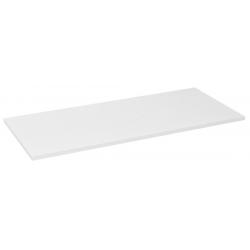 EZARA doska DTDL 121,6x1,8x47cm, biela lesk