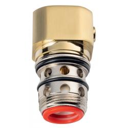 Přepínač s ovladačem pro vanovou baterii, zlato mat