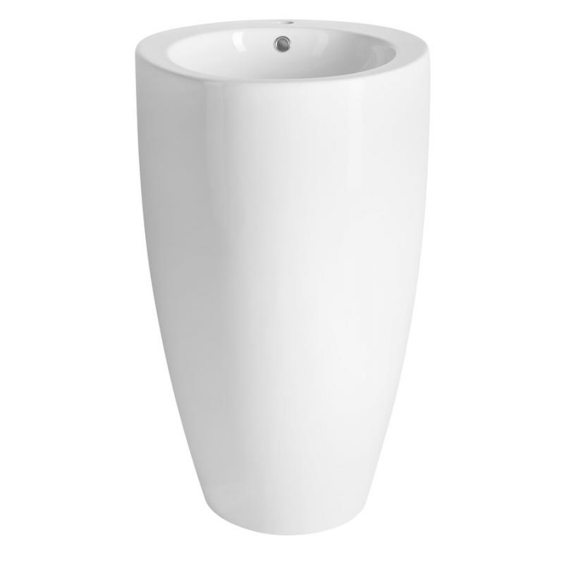 Keramické umývadlo voľne stojace, 50x84cm, biela