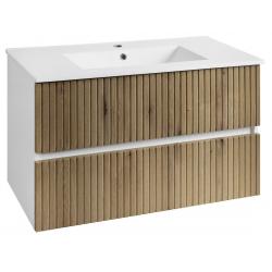 PANEDA STRIP umývadlová skrinka 89,5x55x45,2cm, dub emporio