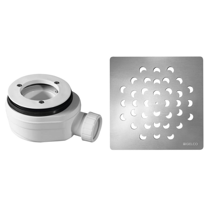 Vaničkový sifón, priemer 90mm, DN40, krytka chróm