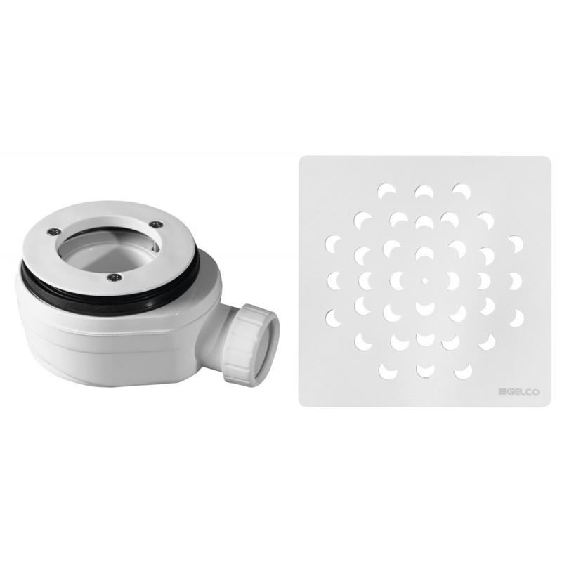 Vaničkový sifón, priemer 90mm, DN40, krytka biela