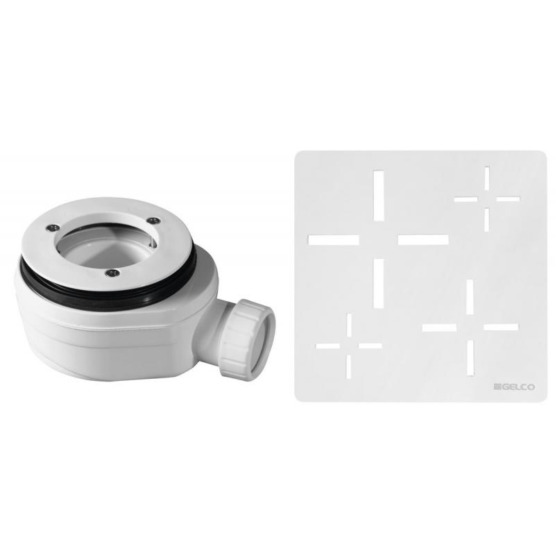 Vaničkový sifón, priemer 90mm, DN40, krytka biela