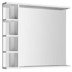 KORIN STRIP zrkadlo s LED osvetlením a poličkami 80x70x12cm