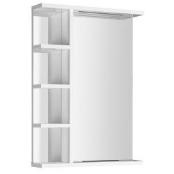 KORIN STRIP zrkadlo s LED osvetlením a poličkami 52x70x12cm