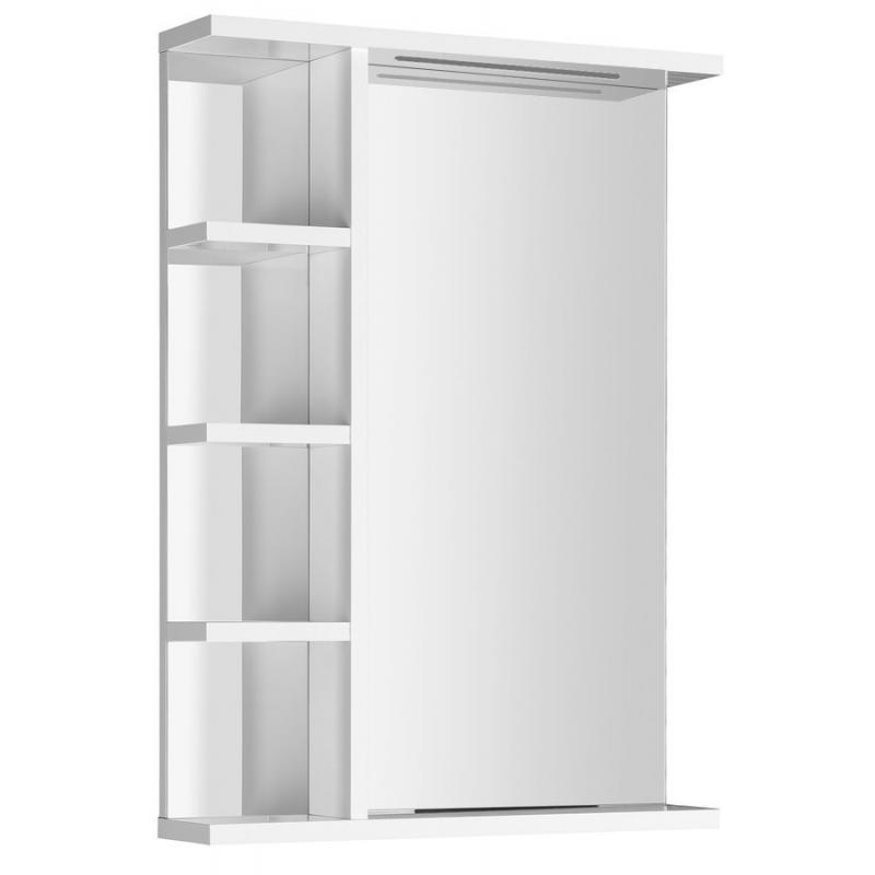 KORIN STRIP zrkadlo s LED osvetlením a poličkami 52x70x12cm