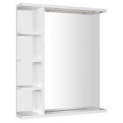 KORIN STRIP zrkadlo s LED osvetlením a poličkami 60x70x12cm