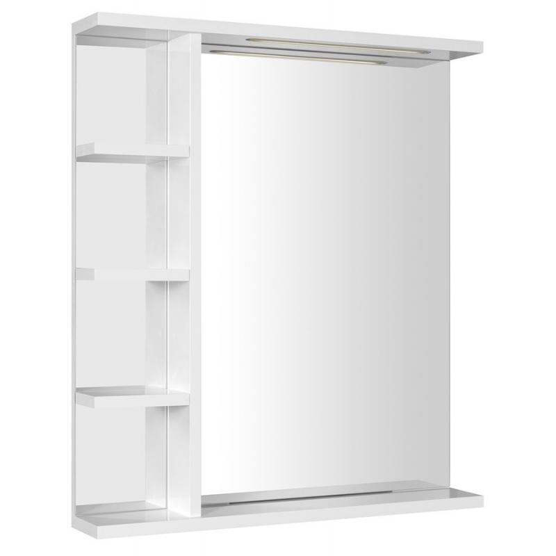 KORIN STRIP zrkadlo s LED osvetlením a poličkami 60x70x12cm