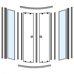 Sklo pre BLS900, pevná časť