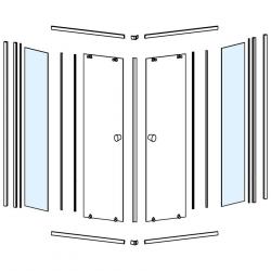 Sklo pre BLF909, pevná časť