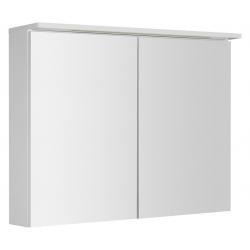 KAWA STRIP Galérka s LED osvetlením 90x70x22cm, biela