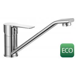 BARON ECO 6 l/min, stojanková drezová batéria, 186mm, otočné ramienko, chróm