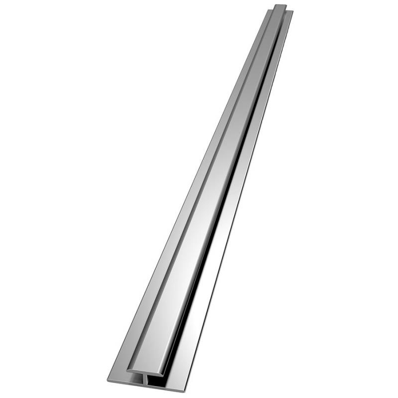 DENIPAN spojovací profil H, 2100mm, chróm