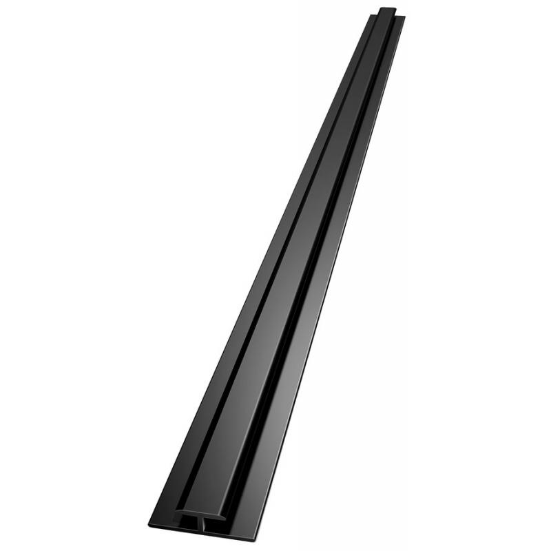 DENIPAN spojovací profil H, 2100mm, čierna mat