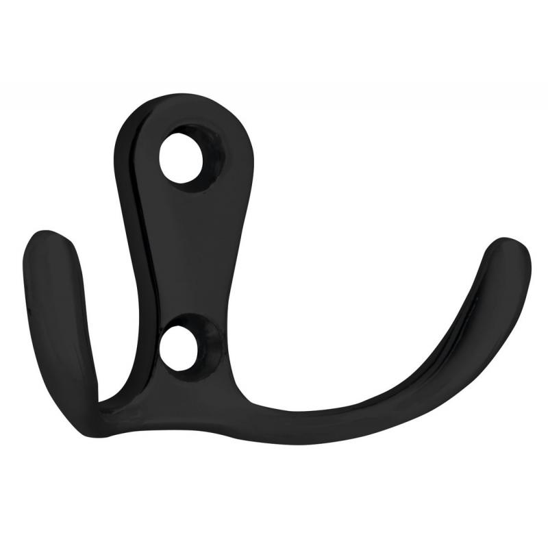 Dvojitý háčik, čierna mat