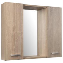 ZOJA/KERAMIA FRESH STRIP galérka s LED osvetlením, 70x60x14cm, dub platin