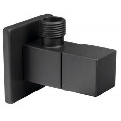 Rohový ventil 1/2 "x3/8", štvorcový, čierna mat