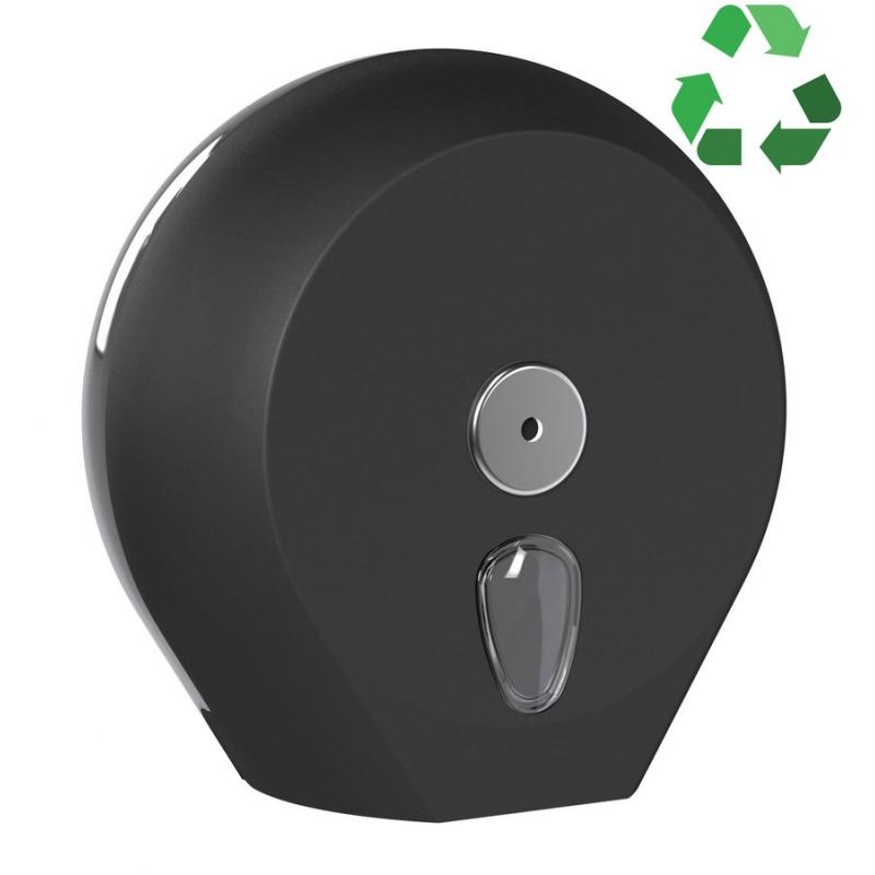ECOLORED dowoznik na papier toaletowy o Ø 23cm, ABS, czarny mat