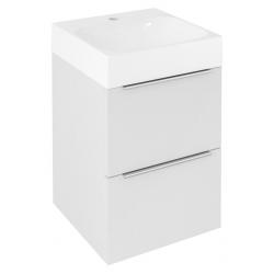 EMONA umývadlová skrinka 39,4x55x39cm, biela lesk