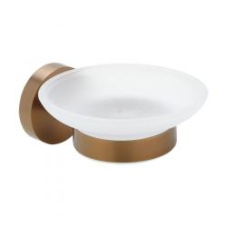 X-ROUND COPPER mydlenička, mliečne sklo, meď mat
