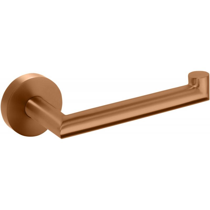 X-ROUND COPPER držiak toaletného papiera, meď mat