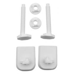 Upevňovacia skrutka s maticou, 2 ks, plast