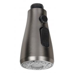Výsuvná sprcha pre drezovú batériu 1/2", gun metal