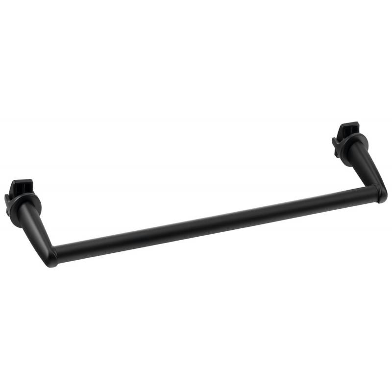Sušiak uterákov na vykurovacie telesá 36cm, rovný, čierny mat