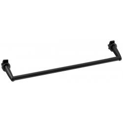 Sušiak uterákov na vykurovacie telesá 46cm, rovný, čierna mat