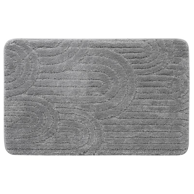 RIST kúpeľňová predložka, 50x80cm, 100% polyester, protišmyk, šedá