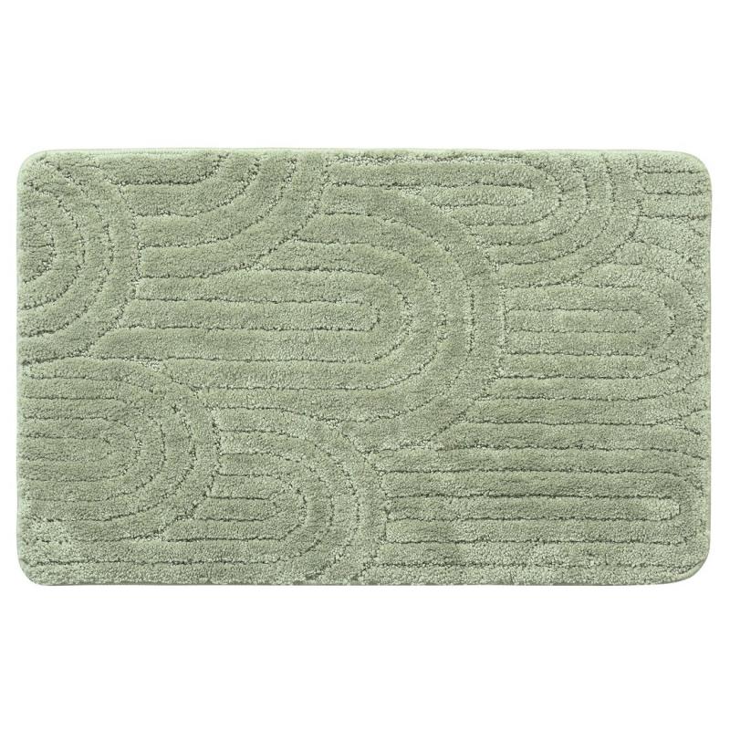 RIST kúpeľňová predložka, 50x80cm, 100% polyester, protišmyk, zelená