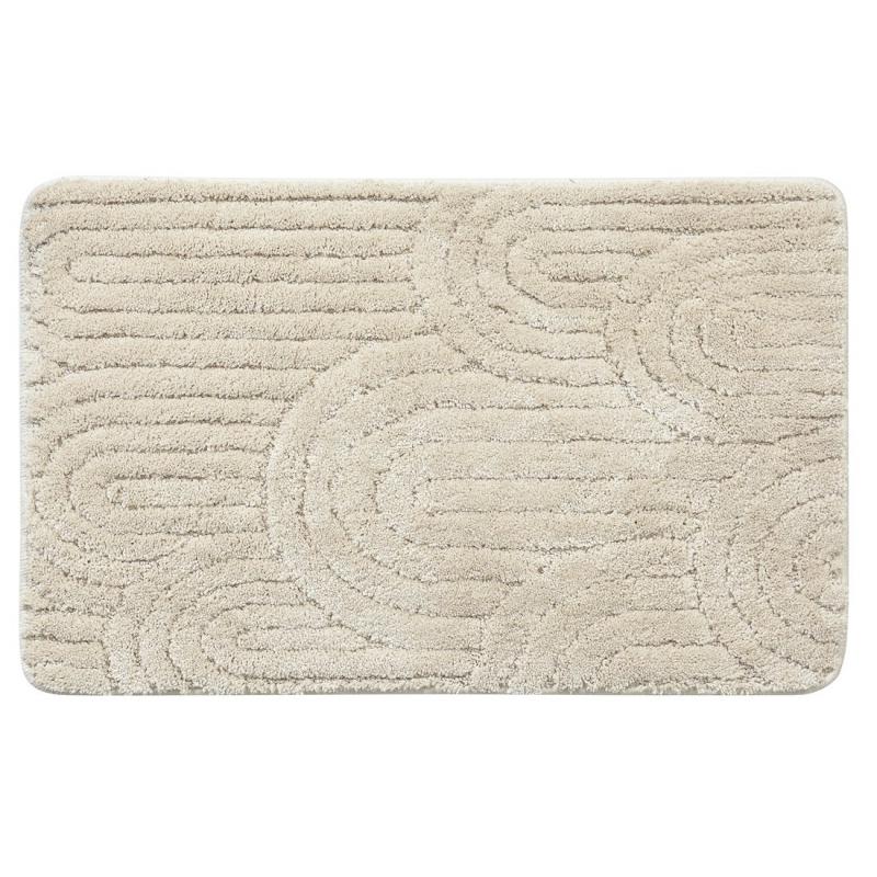 RIST kúpeľňová predložka, 50x80cm, 100% polyester, protišmyk,ecru