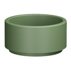 OKE keramické umývadlo na dosku, Ø 30 cm, verde mat