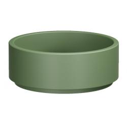 OKE keramické umývadlo na dosku, Ø 40 cm, verde mat