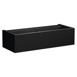 KANAAL keramické umývadlo 100x40cm, čierna mat