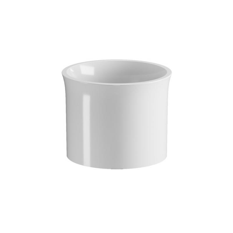 THE NEW YORKER keramické umývadlo na dosku vysoké, piemer 40cm, biela