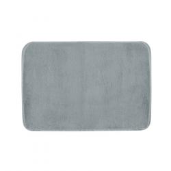 FUZZY kúpeľňová predložka, 60x100cm, 100% polyester, protišmyk, šedá