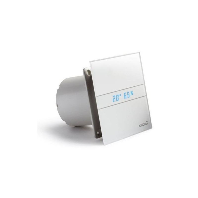 E-100 GTH kúpeľňový ventilátor axiálny s automatom, 4W/8W, potrubie 100mm, biela