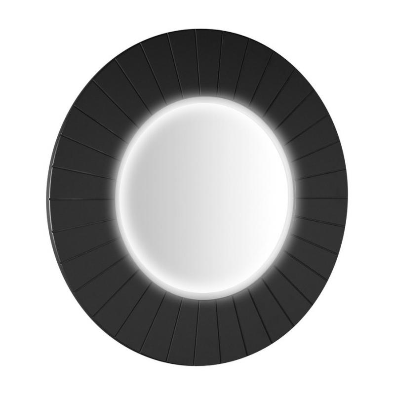 LUMIRO STRIP guľaté zrkadlo s LED osvetlením v ráme, priemer 75cm, carina